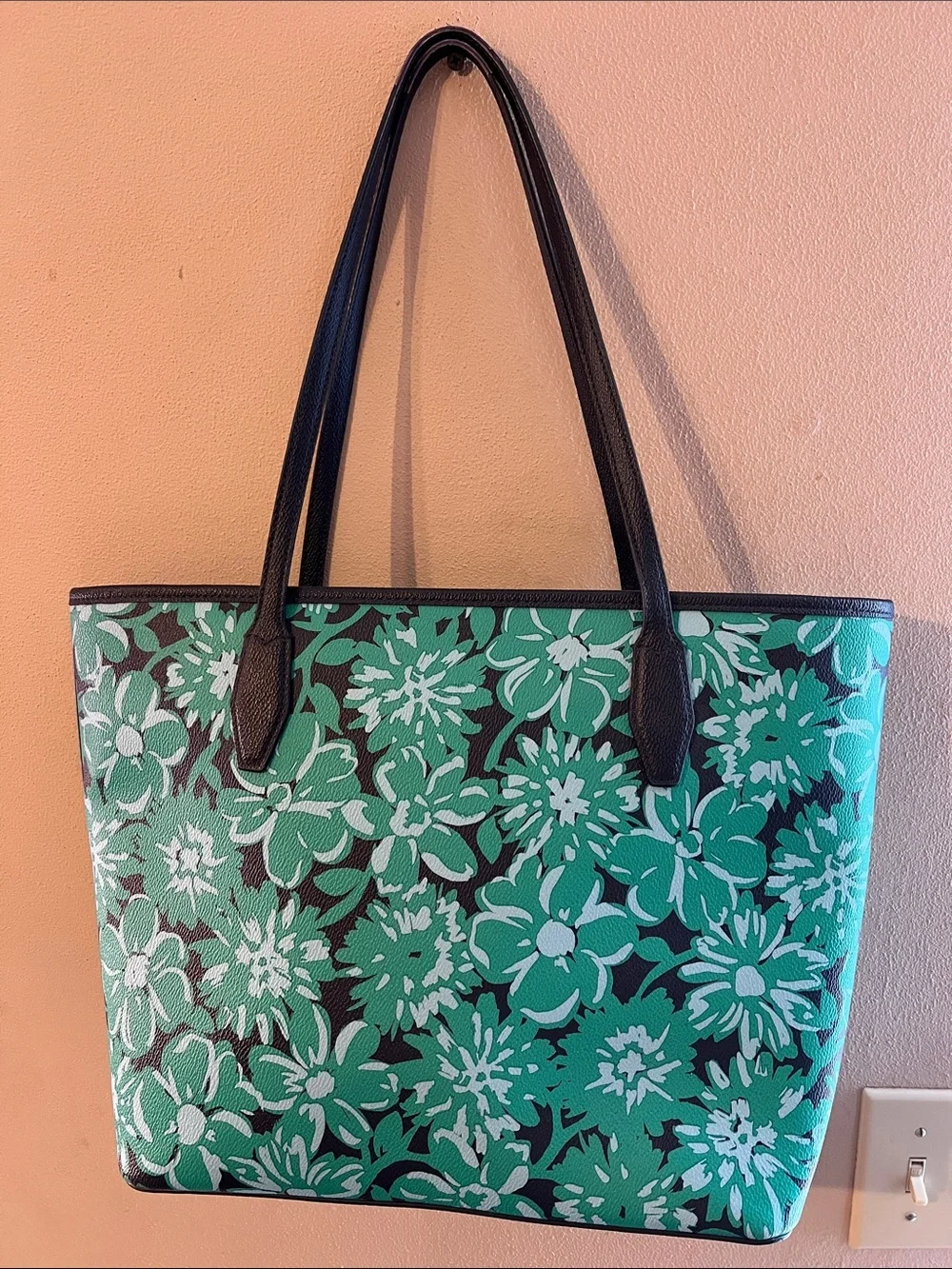 KATE SPADE NEW YORK FLORAL TOTE BAG
